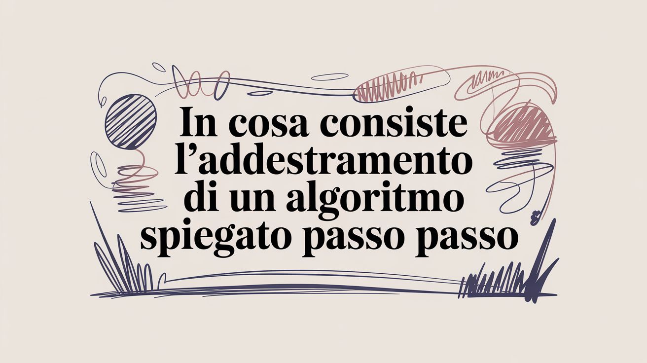 Guida Completa: In Cosa Consiste l'Addestramento di un Algoritmo
