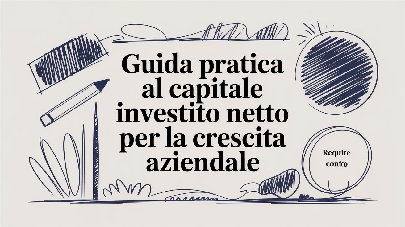 Guida pratica al capitale investito netto per la crescita aziendale