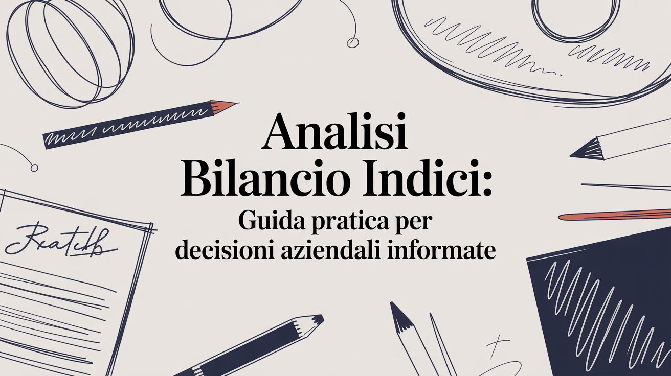 Analisi di bilancio con indici: guida pratica per decisioni aziendali informate