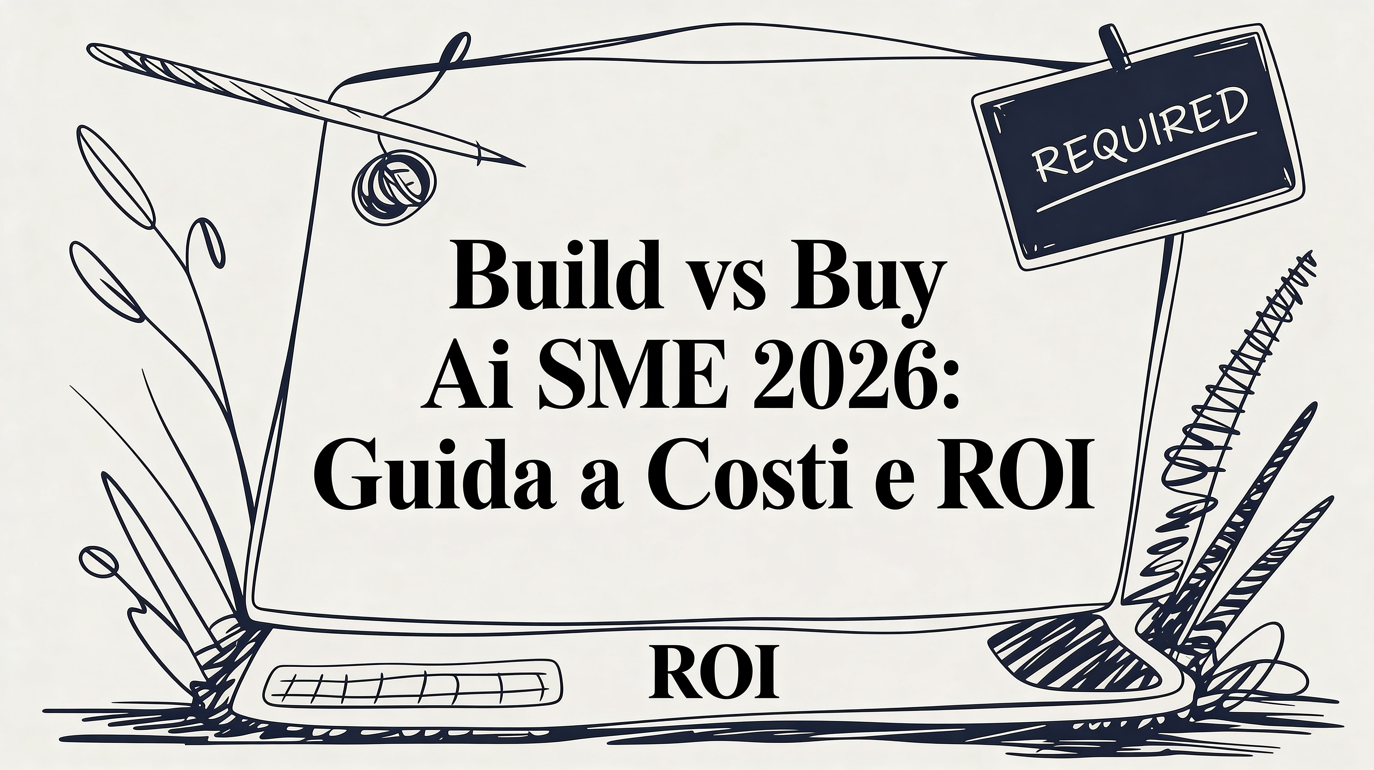 Build vs buy AI SME 2026: guida a costi e ROI