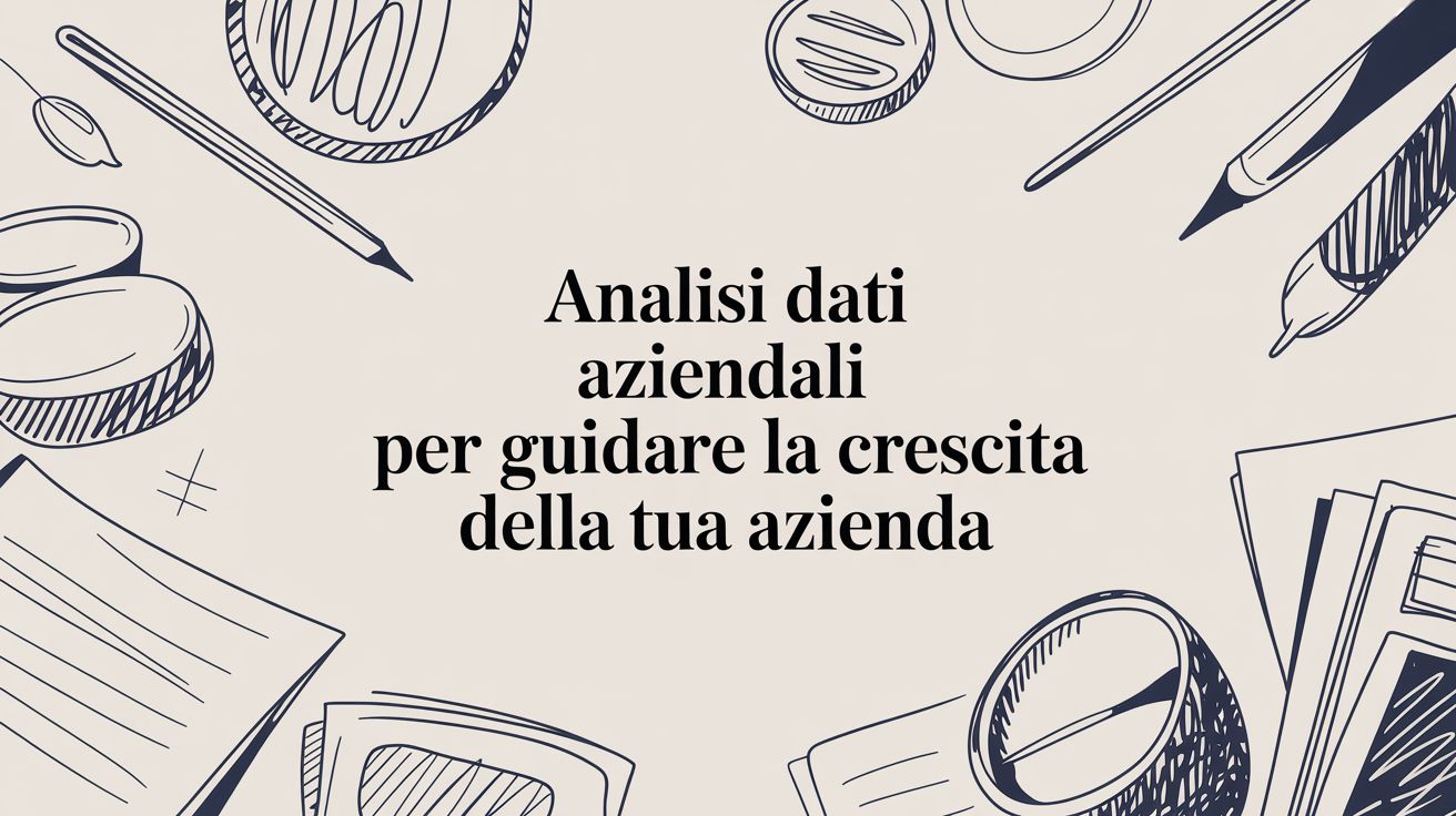 Guida all'analisi dati aziendali: il framework completo per iniziare