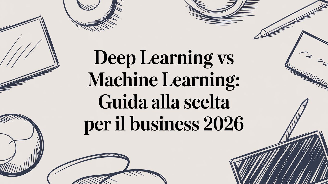 Deep learning vs machine learning: la guida definitiva per le PMI del 2026