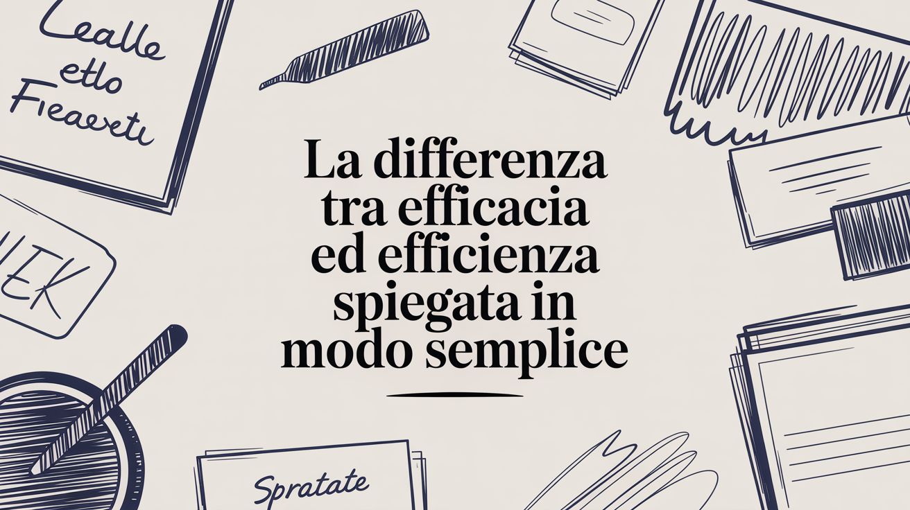 La differenza tra efficacia ed efficienza: guida per PMI
