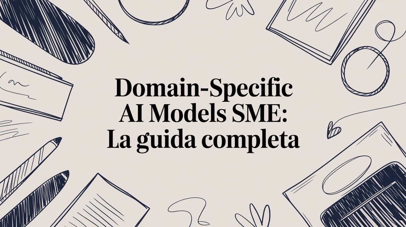 Domain-specific AI models SME: La Guida Completa