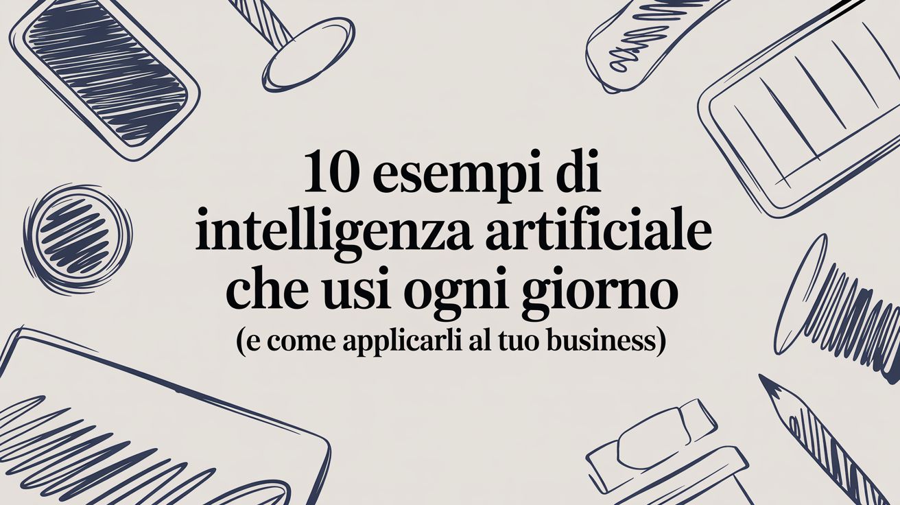 10 Esempi di Intelligenza Artificiale Che Usi Ogni Giorno - e Come Applicarli al Tuo Business