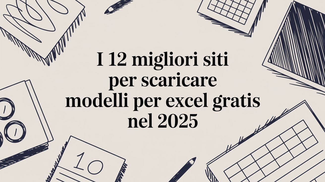 I 12 migliori siti per scaricare modelli per Excel gratis nel 2025