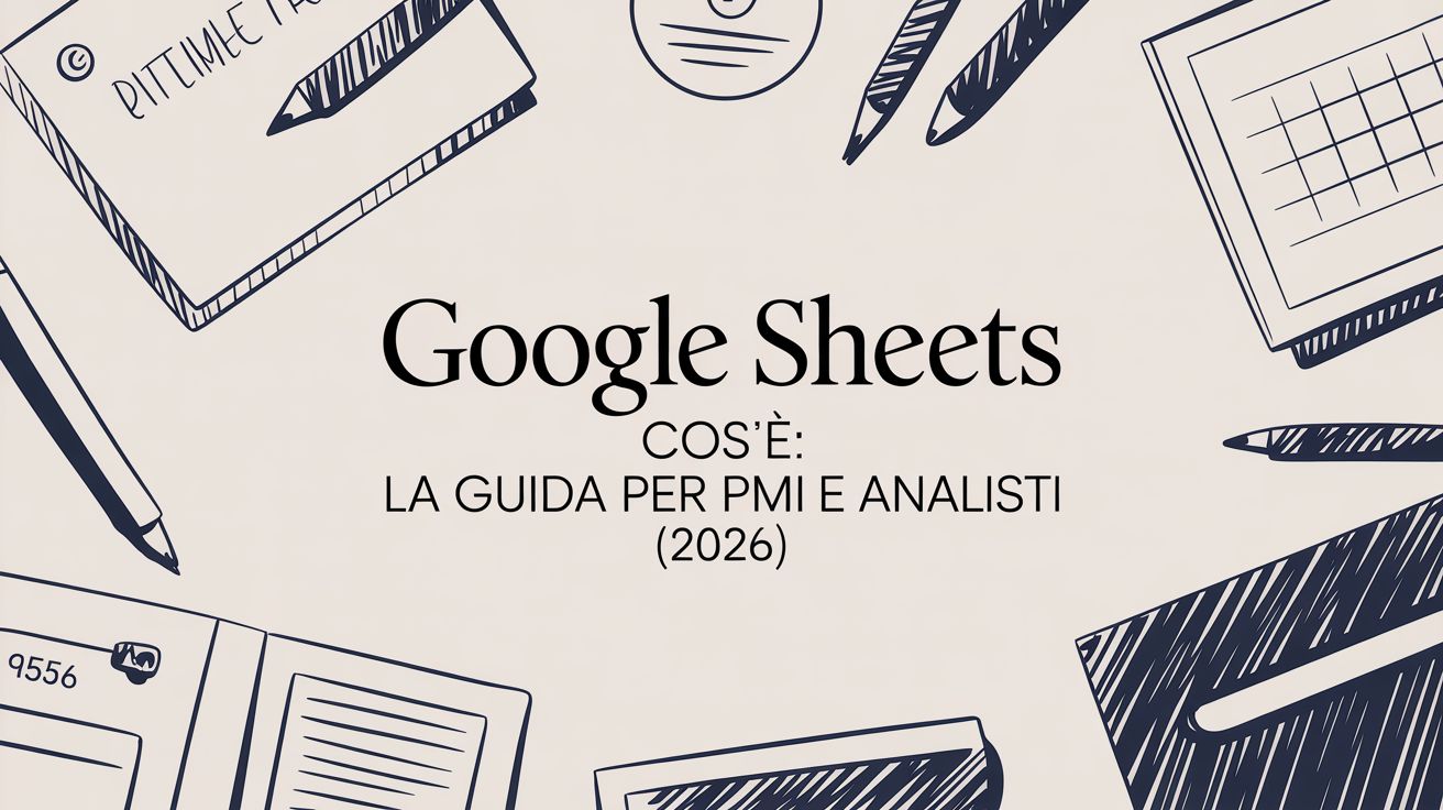 Google Sheets cos'è: La guida per PMI e analisti (2026)