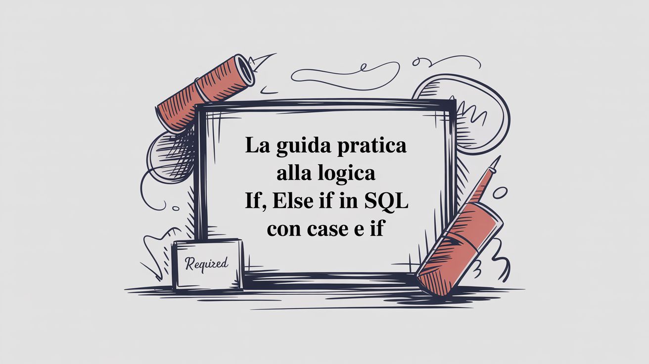 La guida pratica alla logica if else if in SQL con CASE e IF
