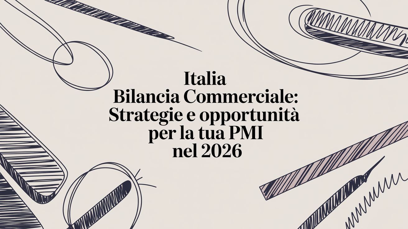 Italia Bilancia Commerciale: Leggerla Come un CEO, Non Come un Economista