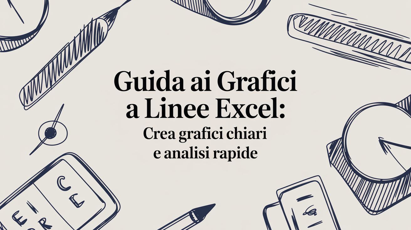 Guida completa ai grafici a linee Excel: trasforma i dati in decisioni