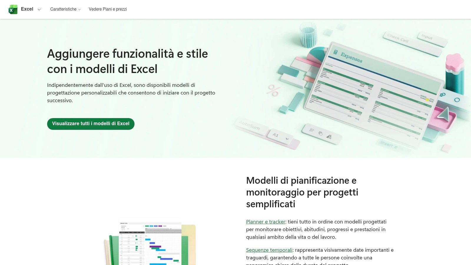 Microsoft Create – Modelli ufficiali di Excel