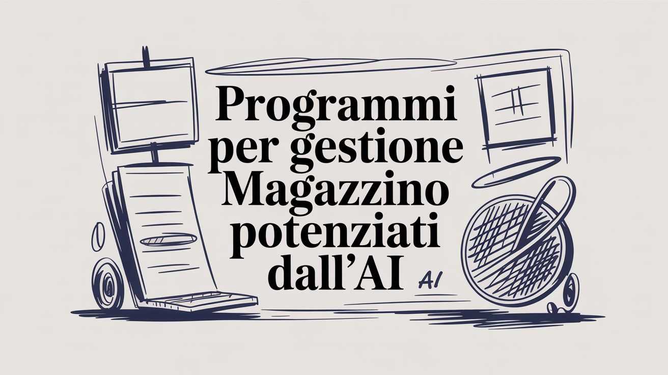 Programmi per gestione magazzino potenziati dall’AI: La guida completa