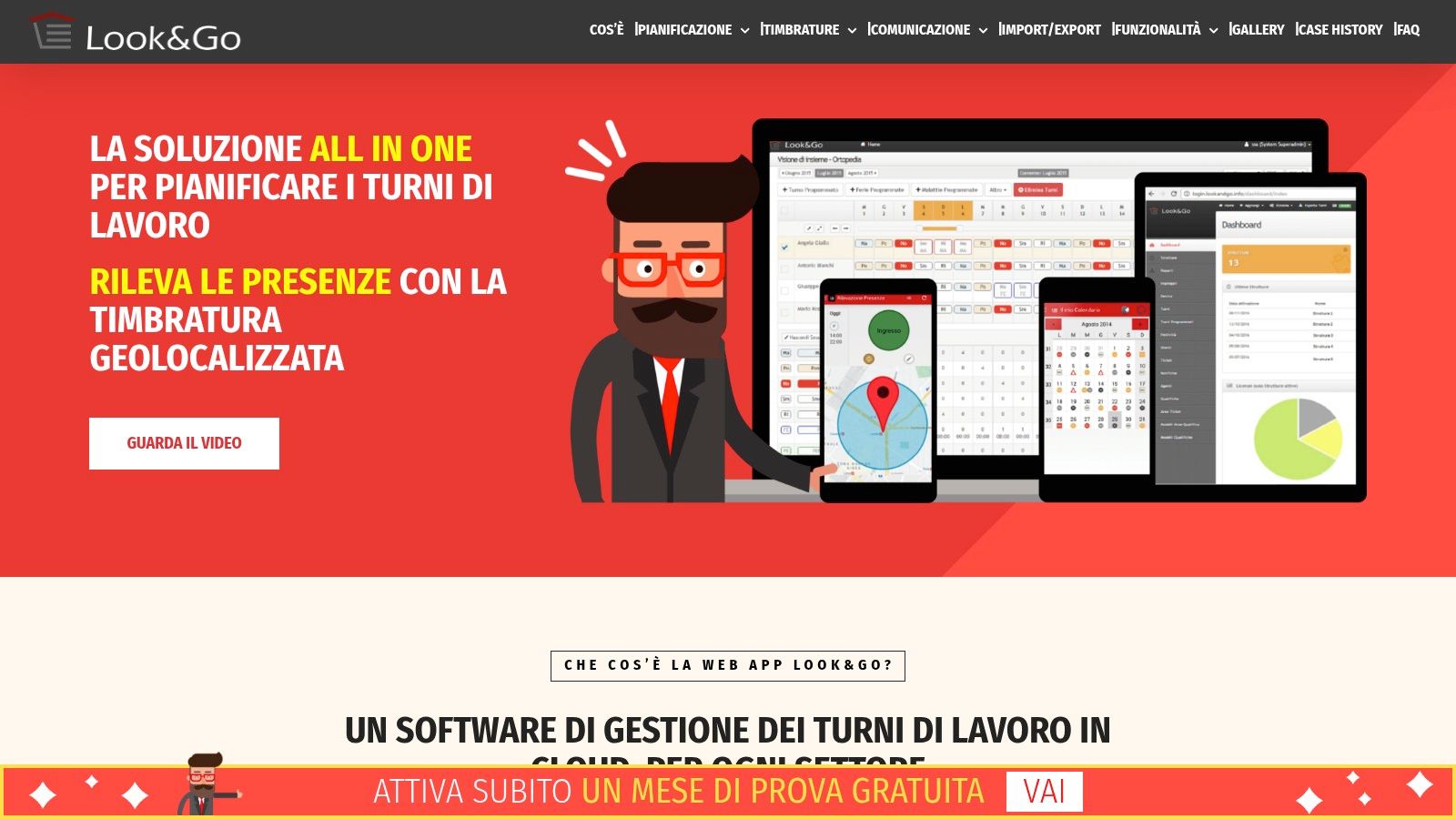 Pianificazione dei turni di lavoro con Look&Go
