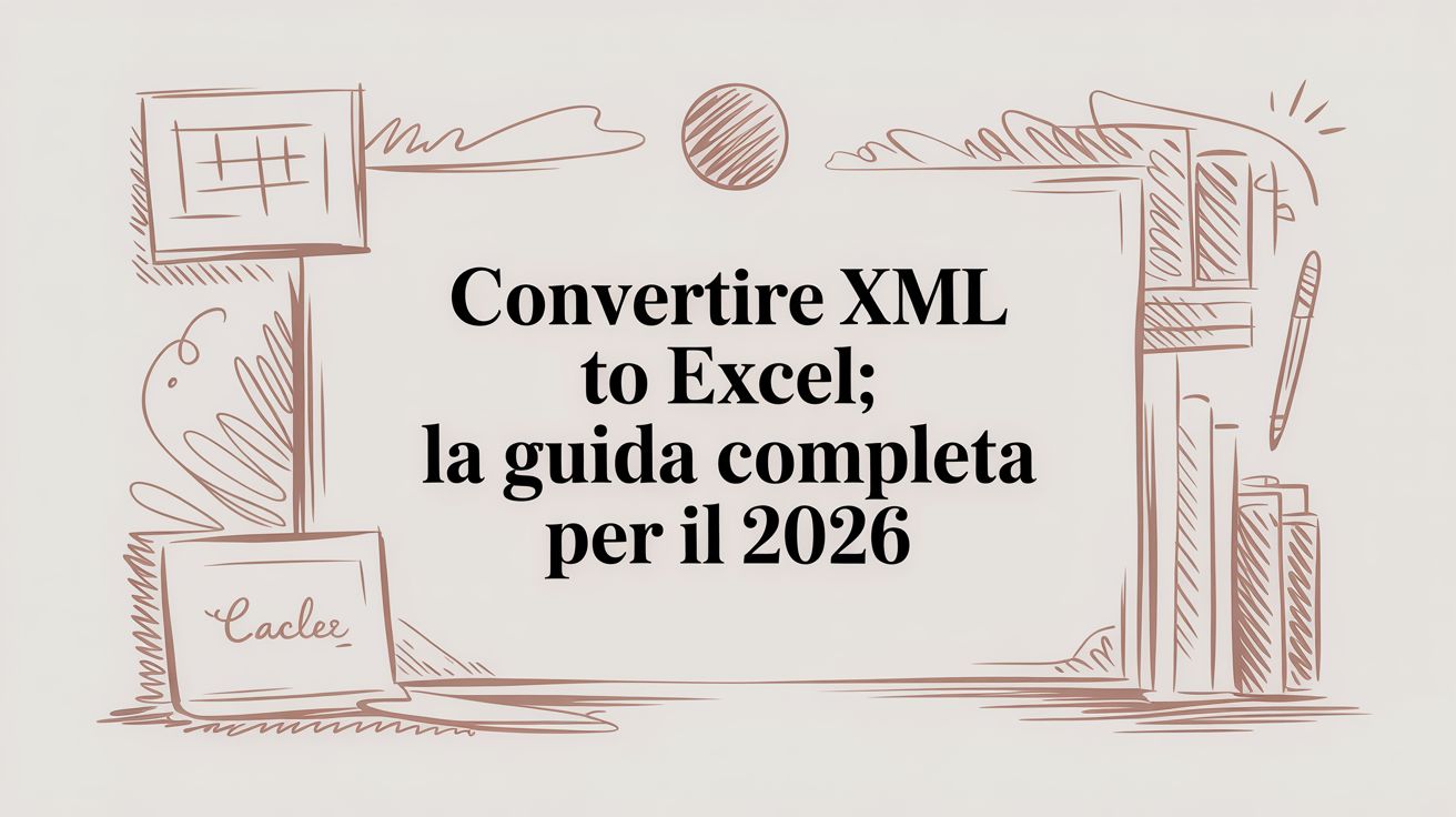 Convertire XML to Excel: La Guida Completa per il 2026